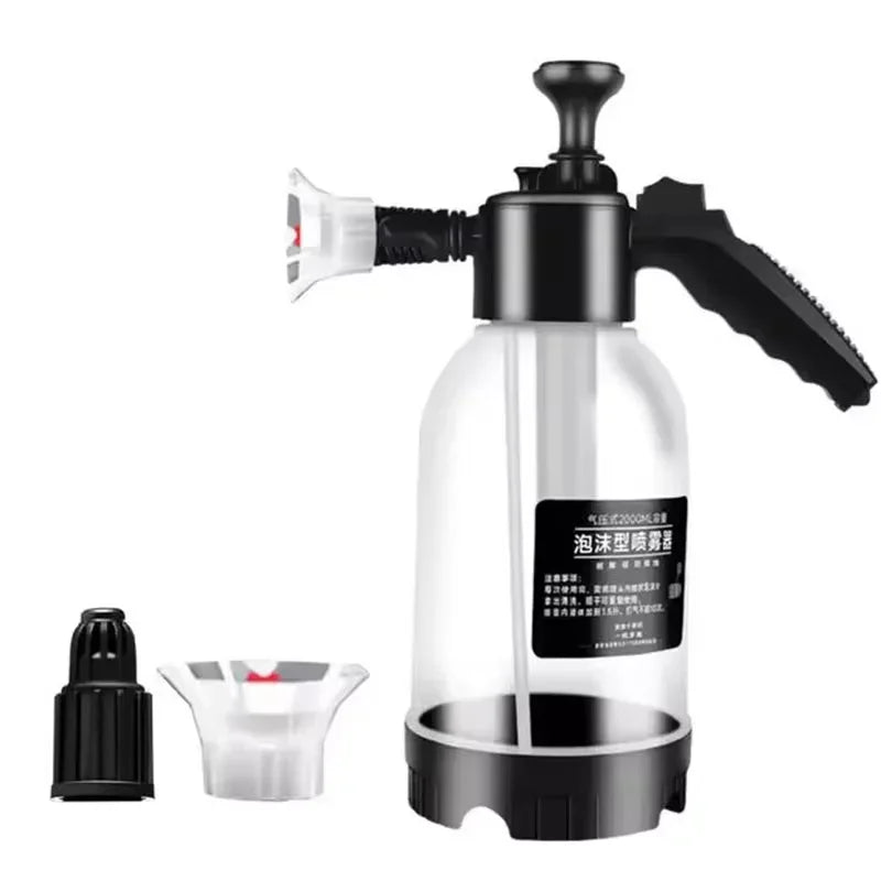 1/2pcs 2L Hand Pump Foam Sprayer Pneumatic Washer Foam Snow Foam High Pressure Car Wash Spray Bottle for Car Home Cleaning - My Store
