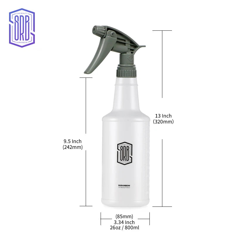 Car Ultra-fine Water Mist Cylindrical Spray Bottle HDPE Chemical Resistant Spray Auto Wash Watering Can, Heavy Duty Spray Bottle - My Store