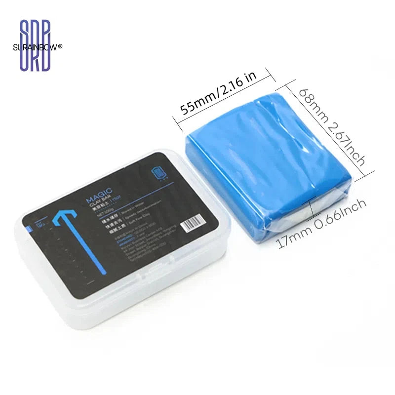 1-3Pcs Clay Bar Detailing Auto Car Clean Wash Cleaner Sludge Mud Remove Magic Blue Car Cleaning Car Brush Car Accessories - My Store