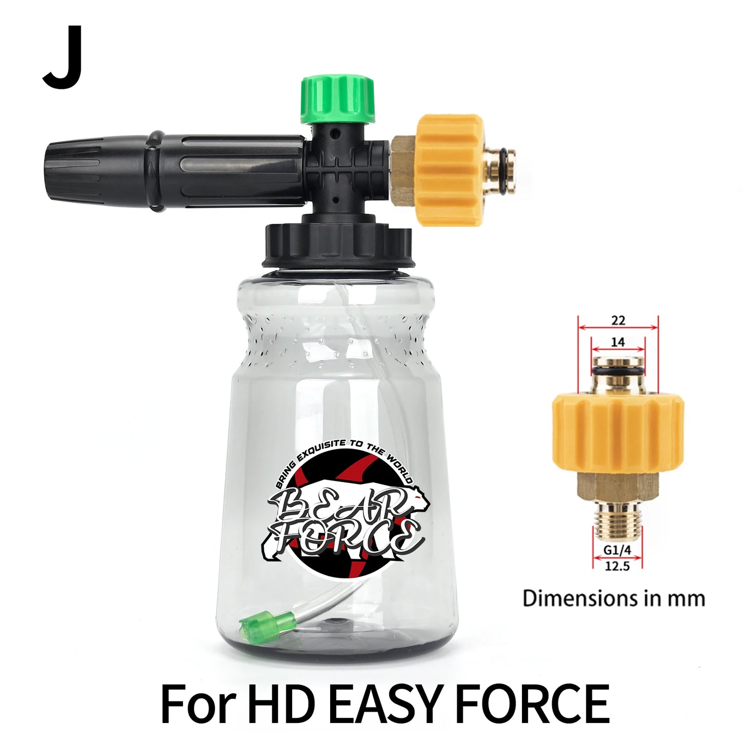 Car Foam Wash Snow Foam Lance Foam Nozzle Foam Cannon Foam Generator for Daewoo Hammer Karcher Huter Makita High Pressure Washer - My Store