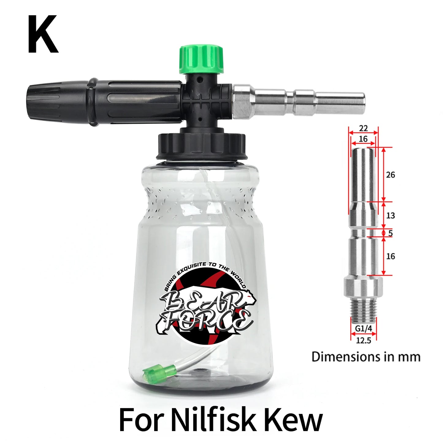Car Foam Wash Snow Foam Lance Foam Nozzle Foam Cannon Foam Generator for Daewoo Hammer Karcher Huter Makita High Pressure Washer - My Store