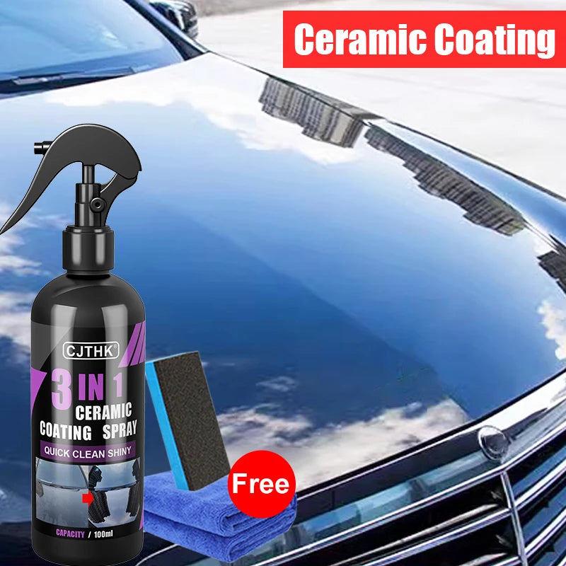 Ceramic Coating Car Nano Coating Agent Crystal Coating Liquid Hydrophobic Anti-Scratches Car Wax Coating Car Polishing Coating - My Store