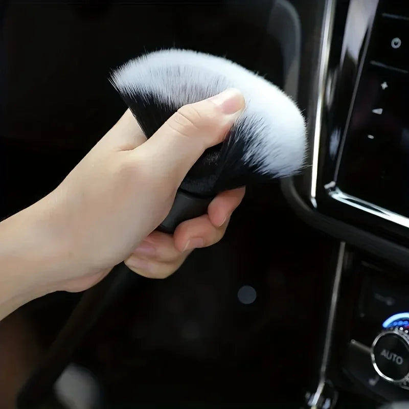 Car Ultra-Soft Detailing Brush Soft Auto Interior Detail Brush with Synthetic Bristles Duster Brush Auto Cleaning Accessories - Matedetail