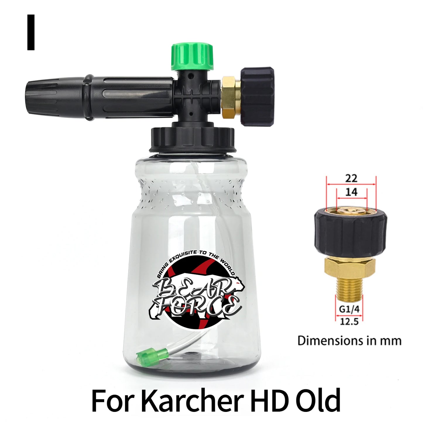 Car Foam Wash Snow Foam Lance Foam Nozzle Foam Cannon Foam Generator for Daewoo Hammer Karcher Huter Makita High Pressure Washer - My Store