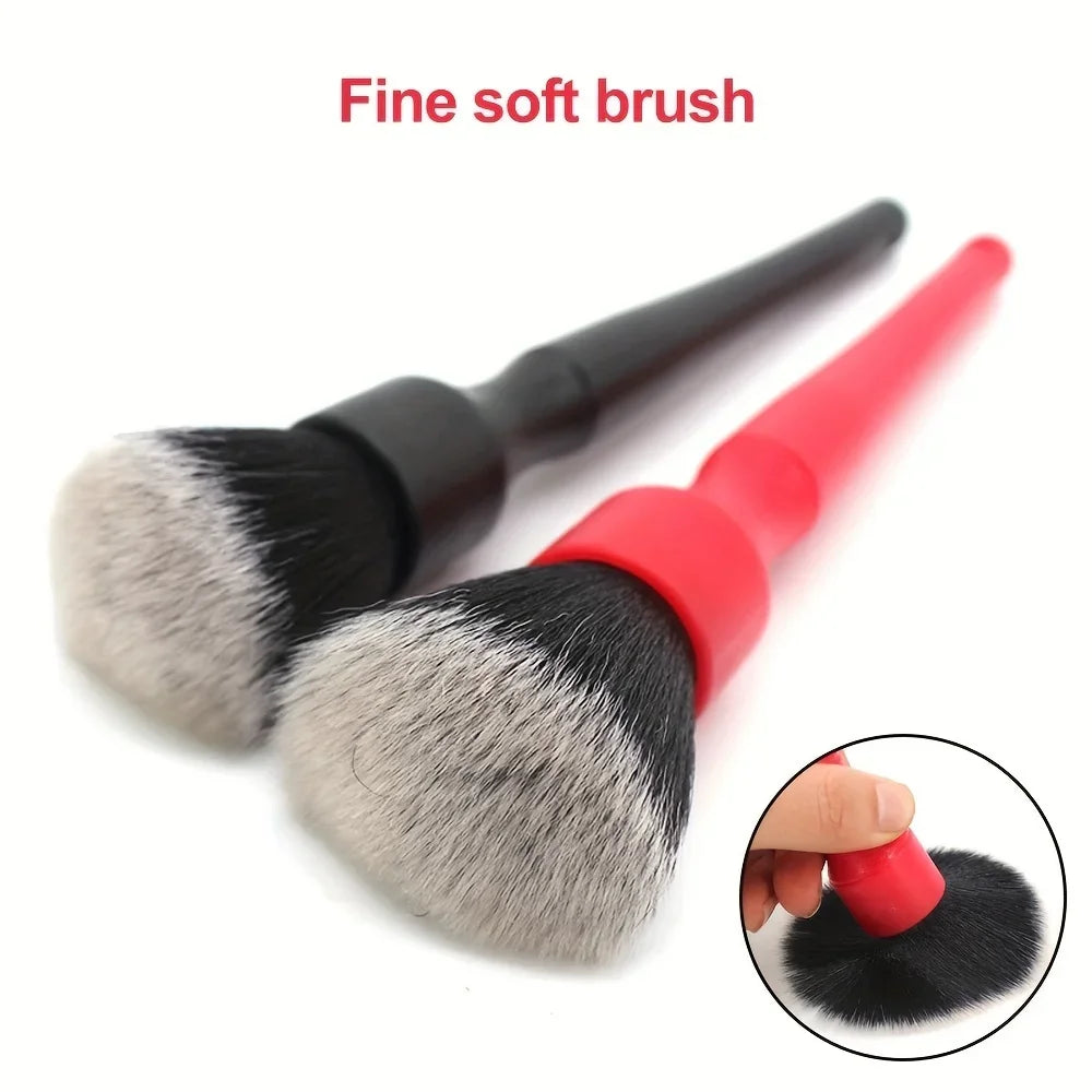 Car Ultra-Soft Detailing Brush Soft Auto Interior Detail Brush with Synthetic Bristles Duster Brush Auto Cleaning Accessories - Matedetail