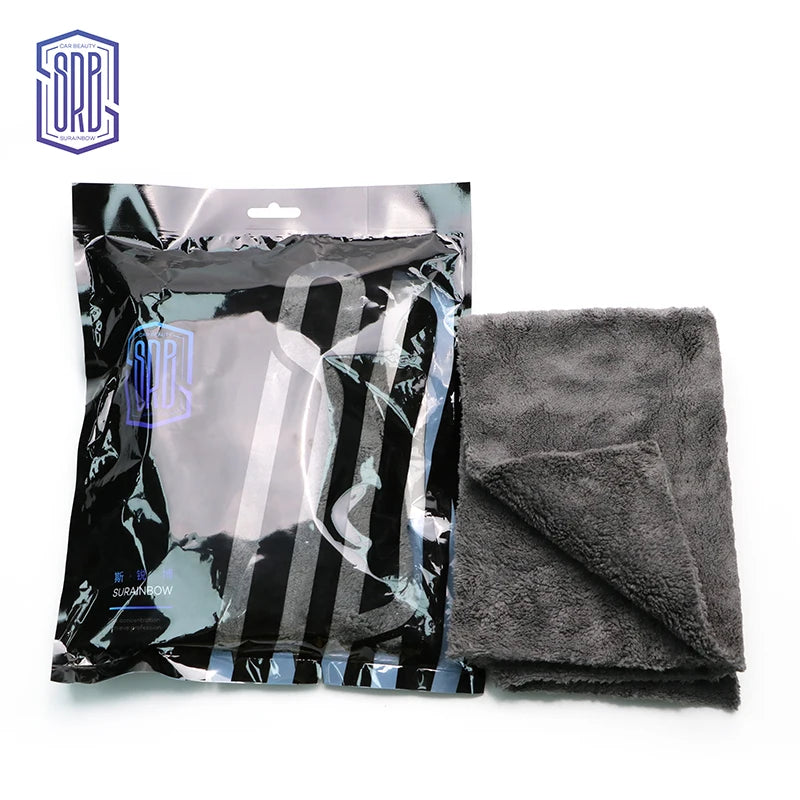 Coral Fleece Microfiber Highly Absorbent Cleaning Cloths, Reusable Kitchen Towels,Cleaning Glass, Kitchens, Bathrooms,Automotive - My Store