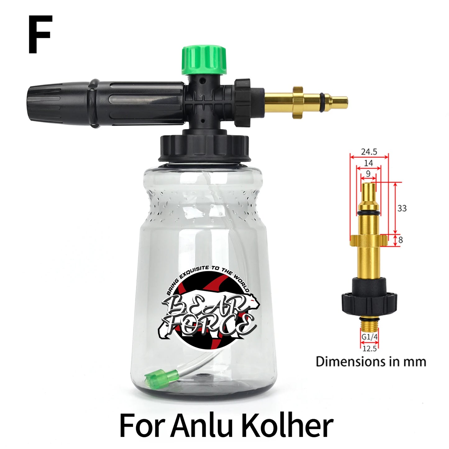 Car Foam Wash Snow Foam Lance Foam Nozzle Foam Cannon Foam Generator for Daewoo Hammer Karcher Huter Makita High Pressure Washer - My Store