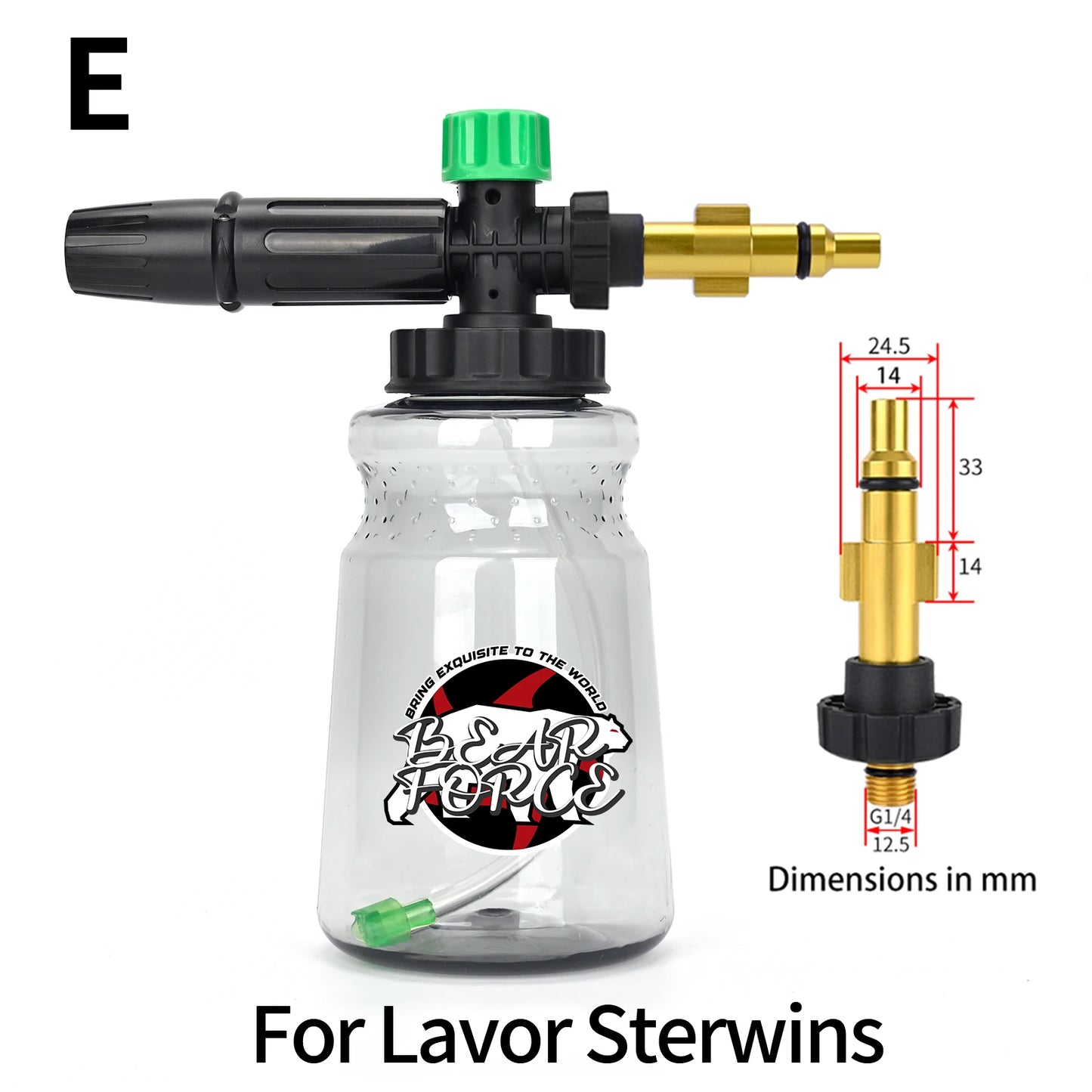 Car Foam Wash Snow Foam Lance Foam Nozzle Foam Cannon Foam Generator for Daewoo Hammer Karcher Huter Makita High Pressure Washer - My Store