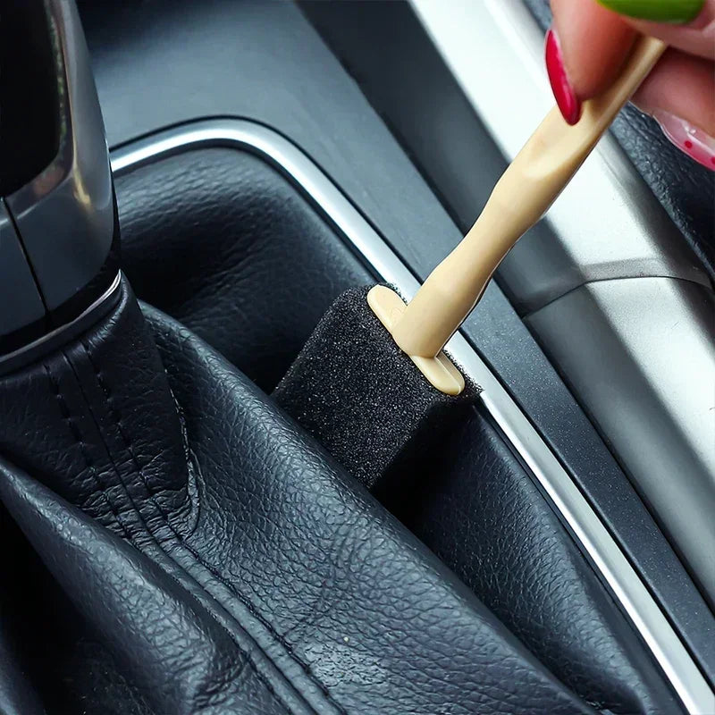 Car Air Conditioner Vent Cleaner Cleaning Brush Detailing Scrub Brushes Outlet Wash Duster Dust Removal Auto Interior Clean Tool - Matedetail