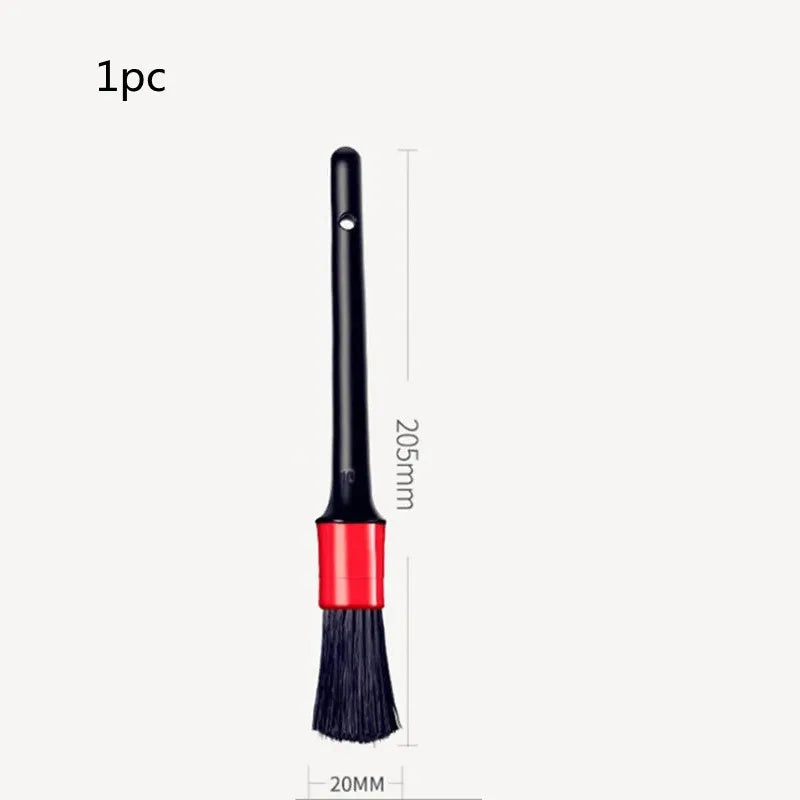 1/5pcs Car Cleaning Brush Kit Automotive Detail Brushes For Car Interior Detailing Brush Set Wheel Rims Clean Brush Plastic - My Store
