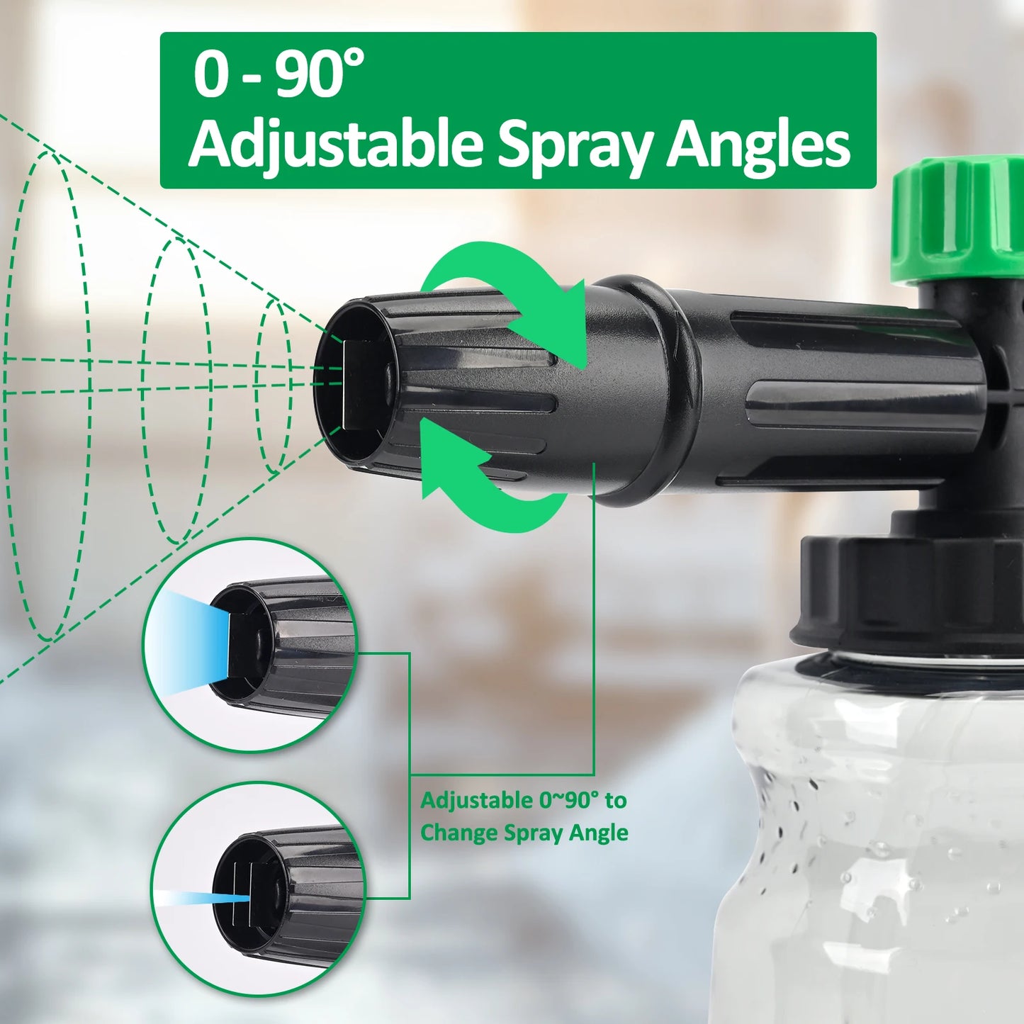Car Foam Wash Snow Foam Lance Foam Nozzle Foam Cannon Foam Generator for Daewoo Hammer Karcher Huter Makita High Pressure Washer - My Store