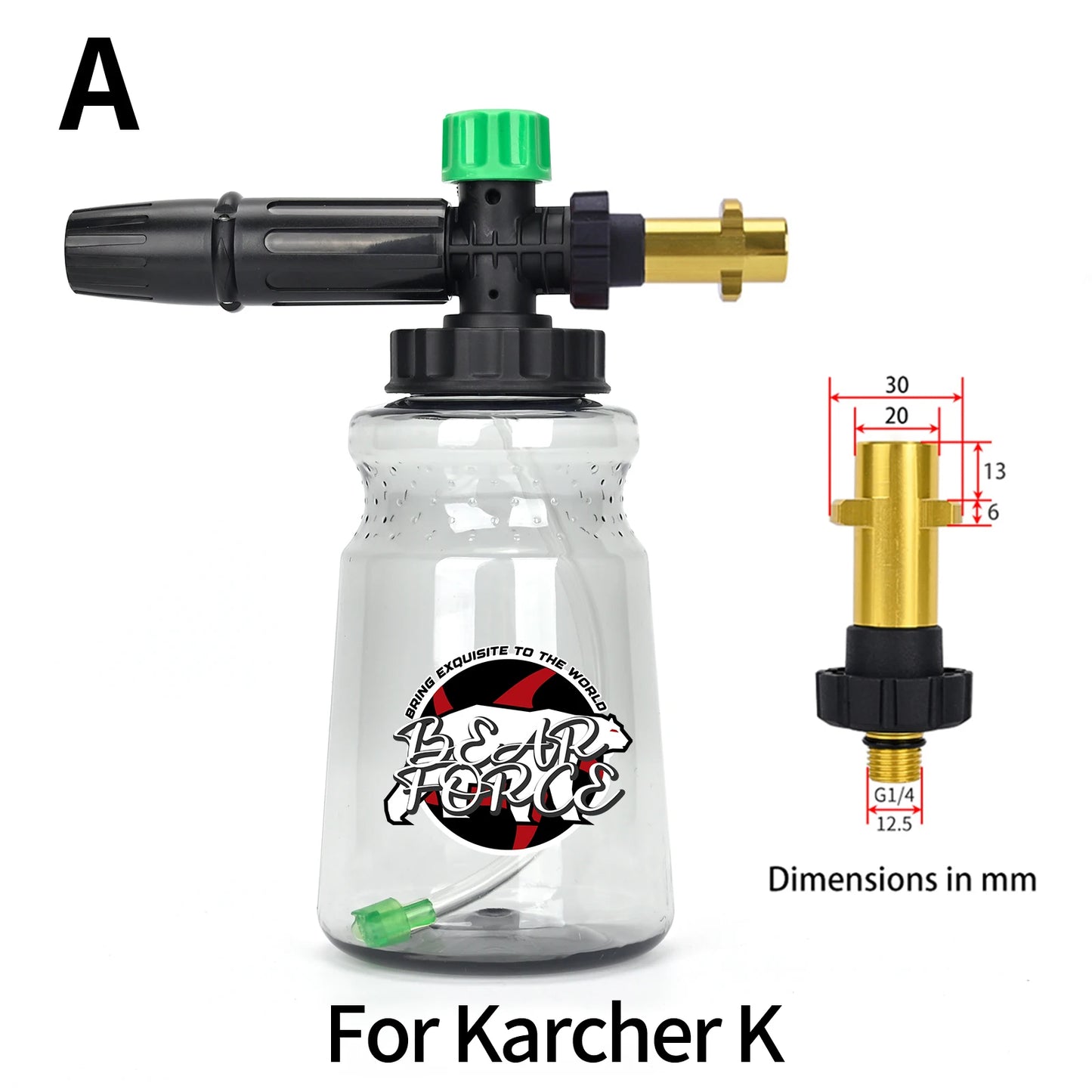 Car Foam Wash Snow Foam Lance Foam Nozzle Foam Cannon Foam Generator for Daewoo Hammer Karcher Huter Makita High Pressure Washer - My Store