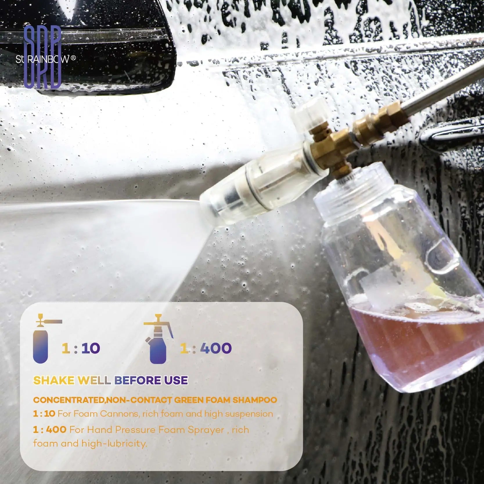 High Foam Soap- High Suds Car Wash,PH Neutral Formulation works great With Foam Cannons,Leaves Behind A Streak Free,Maximum Suds - My Store