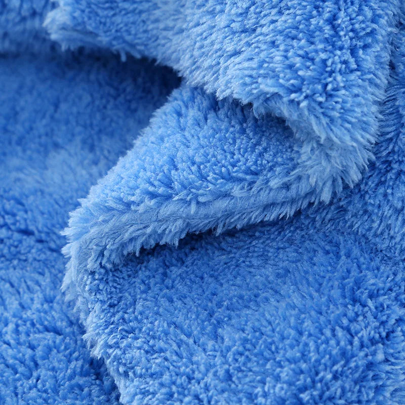 Coral Fleece Microfiber Highly Absorbent Cleaning Cloths, Reusable Kitchen Towels,Cleaning Glass, Kitchens, Bathrooms,Automotive - My Store