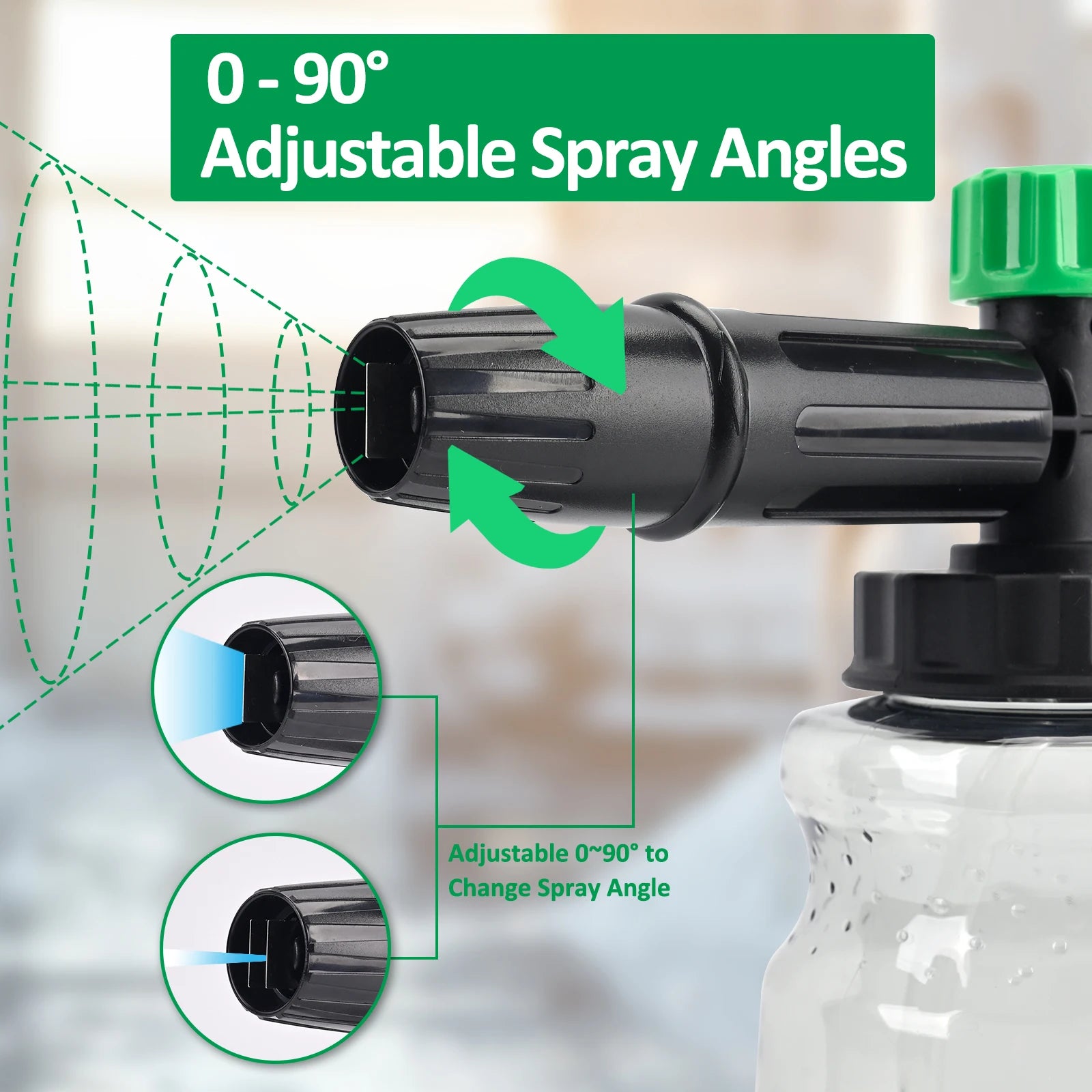 Car Foam Wash Snow Foam Lance Foam Nozzle Foam Cannon Foam Generator for Daewoo Hammer Karcher Huter Makita High Pressure Washer - My Store