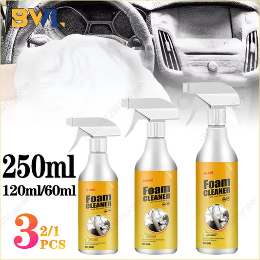 Multifunctional Foam Cleaner Car Interior Stain Removal and Cleaning Leather Seat Foam Cleaner Spray Foam Maintenance Wash Car - Matedetail